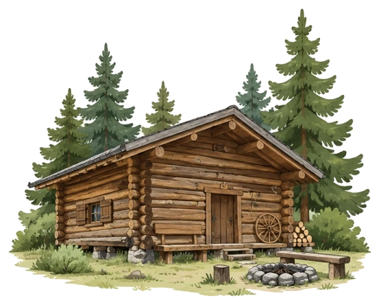 The hut